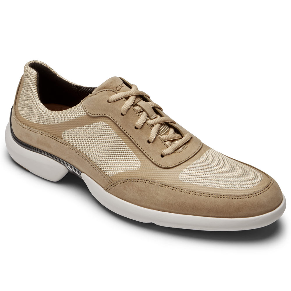 Rockport Mens Total Motion Advance Sport Mesh Shoe - Sneakers Khaki - KOY075194